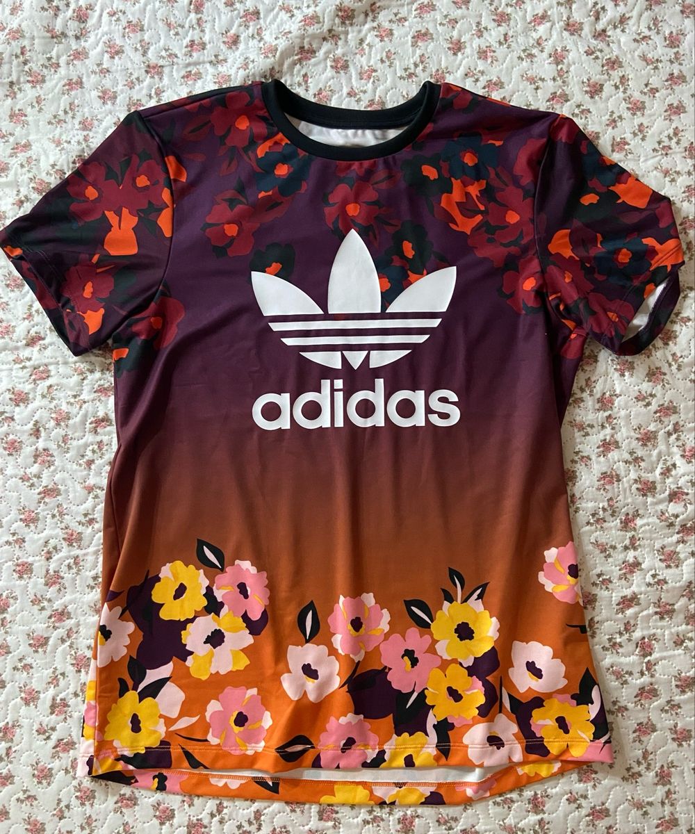 Camiseta adidas 2024 estampada feminina