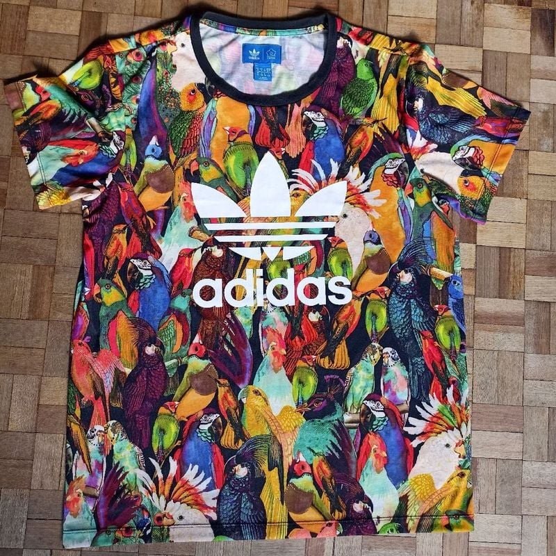 Blusa da 2024 adidas colorida