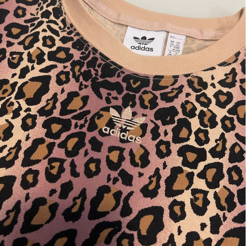 Leopard Print Camiseta Leopardo Adidas Camiseta Adidas Leopardo