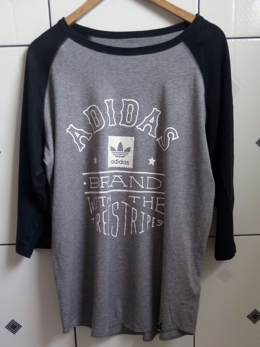 camisa longline adidas