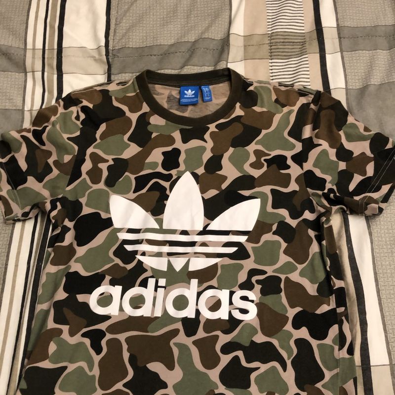 Camiseta adidas 2024 camuflada masculina