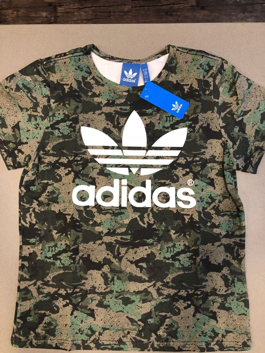 adidas camisa camuflada