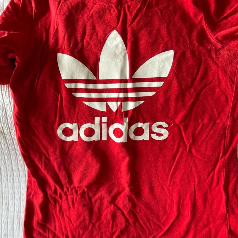 Camiseta fashion adidas originals vermelha