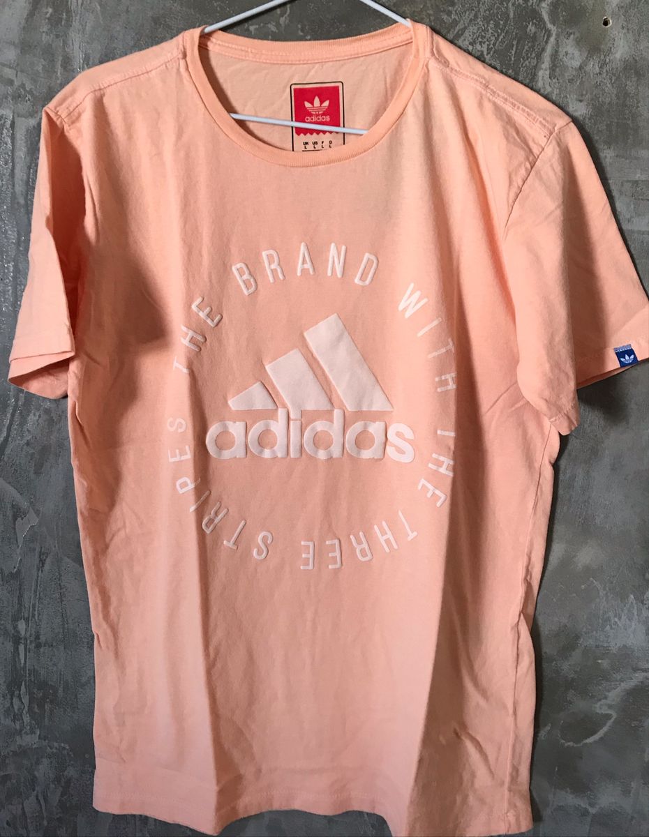 camiseta adidas salmon