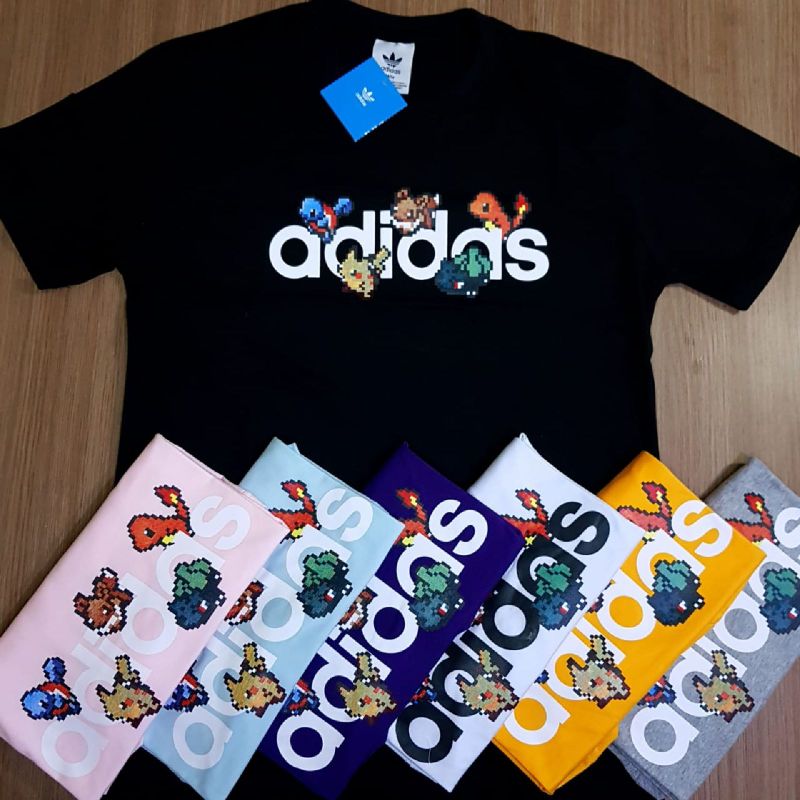 Pokemon best sale adidas camiseta