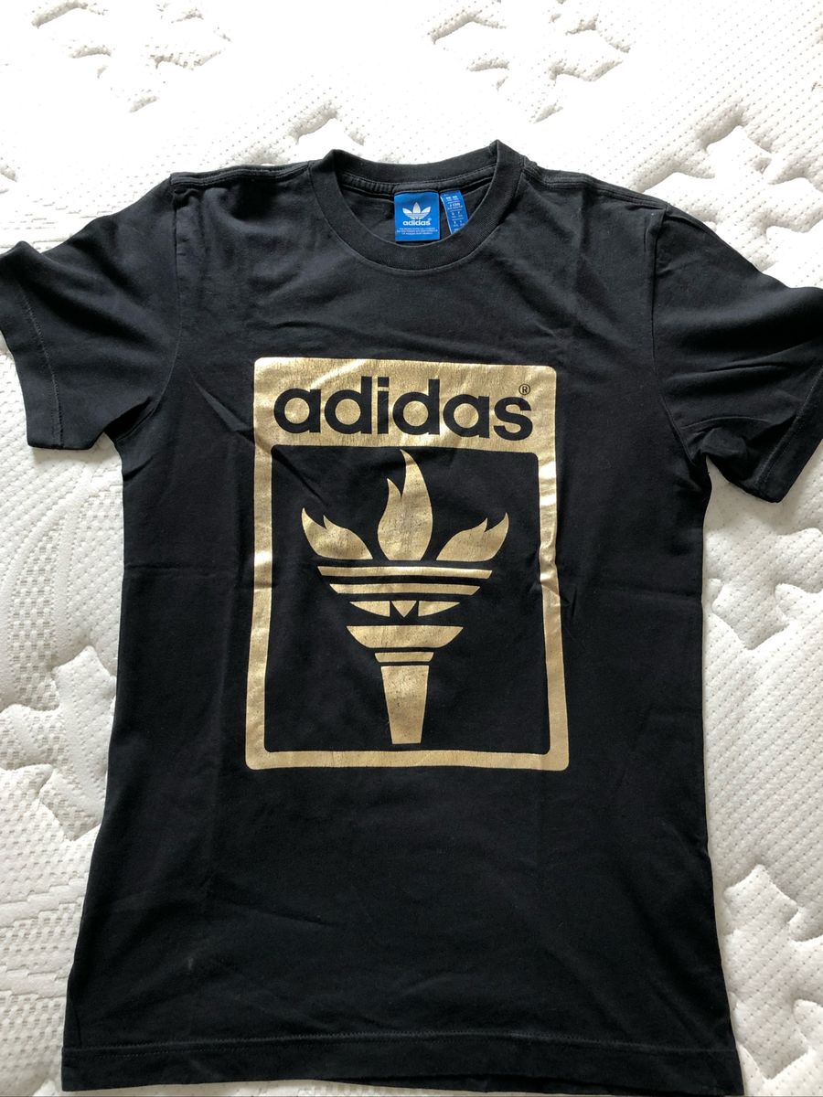 camisa adidas preta
