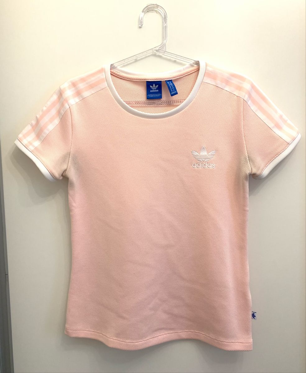 camiseta rosa bebe adidas