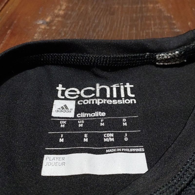 Camiseta Adidas Techfit Compression Climalite, Feminina, Tamanho M, Cor  Preta, Original., Camiseta Feminina Adidas Usado 90832547