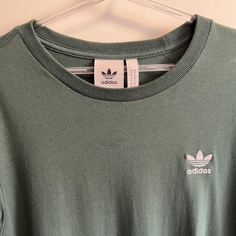 Camiseta adidas best sale verde militar