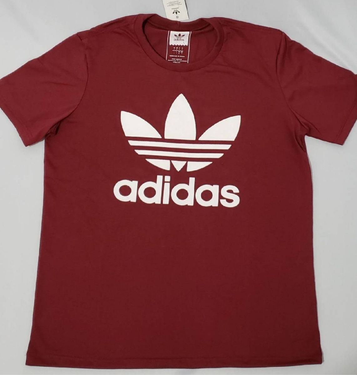 camiseta vinho adidas