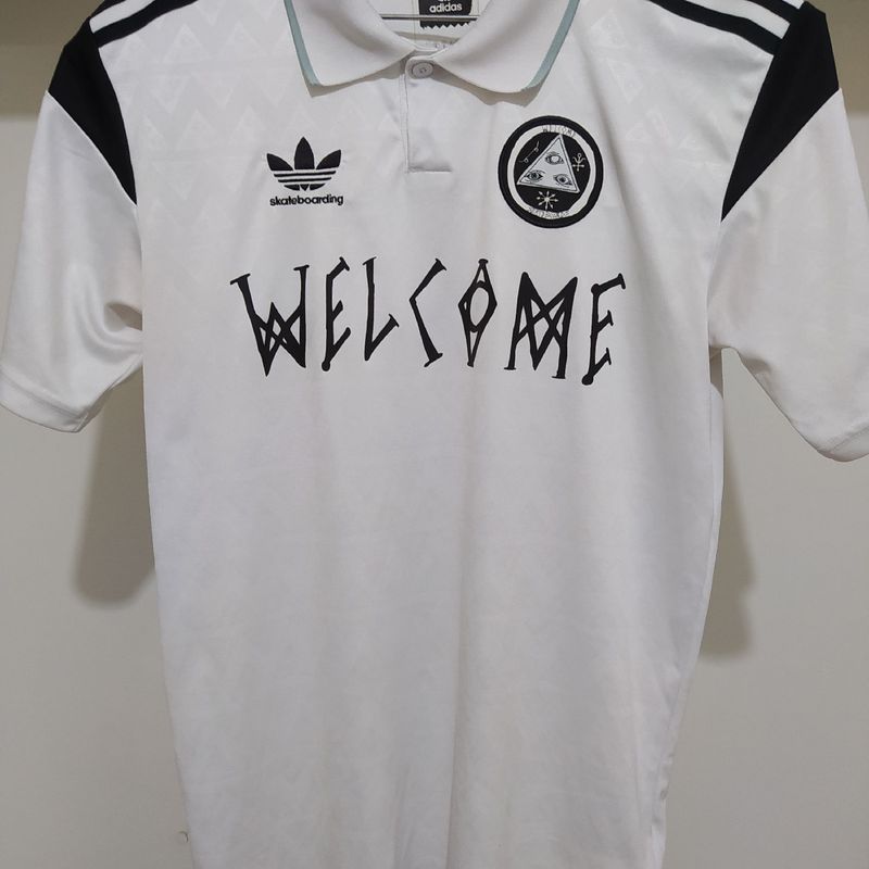 Camiseta Adidas X Welcome Skateboards Camiseta Masculina Adidas Usado 47443422 enjoei