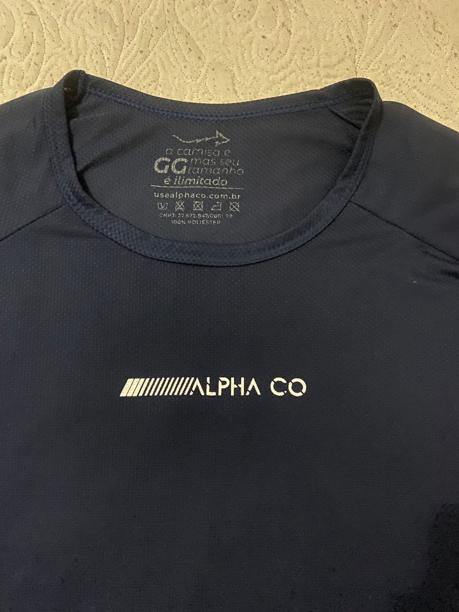 Camiseta Alphaco Tam Gg Dry Fit | Camiseta Masculina Alpha Co Usado ...