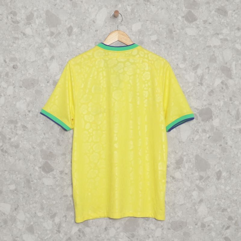 Camisa Nike Brasil Core Ringer Tee Amarela - Compre Agora