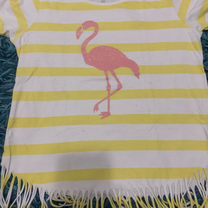 Roupa best sale infantil flamingo