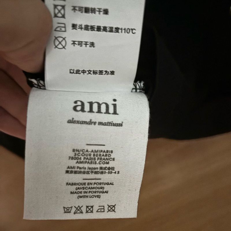 Camiseta Ami Paris | Ami Nunca Usado 108011268 | enjoei