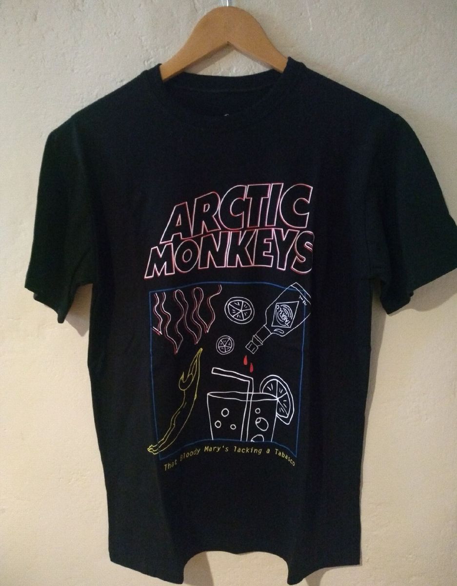 Camiseta Arctic Monkeys | Camiseta Feminina Universo Loja Nunca Usado ...