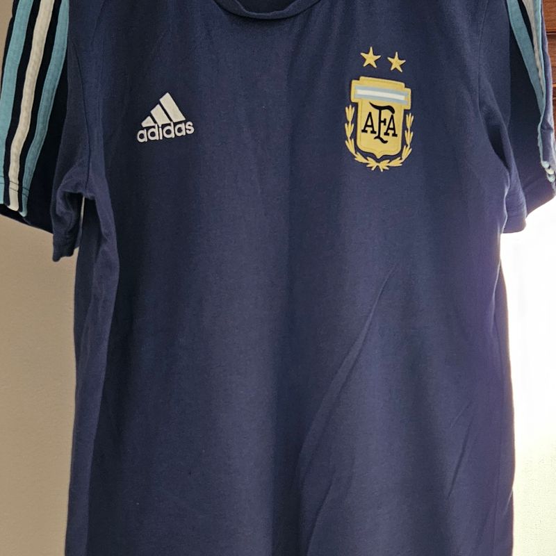 Camiseta Argentina Adidas Tamanho M Oficial Camisa Masculina Adidas Usado  112388147 enjoei