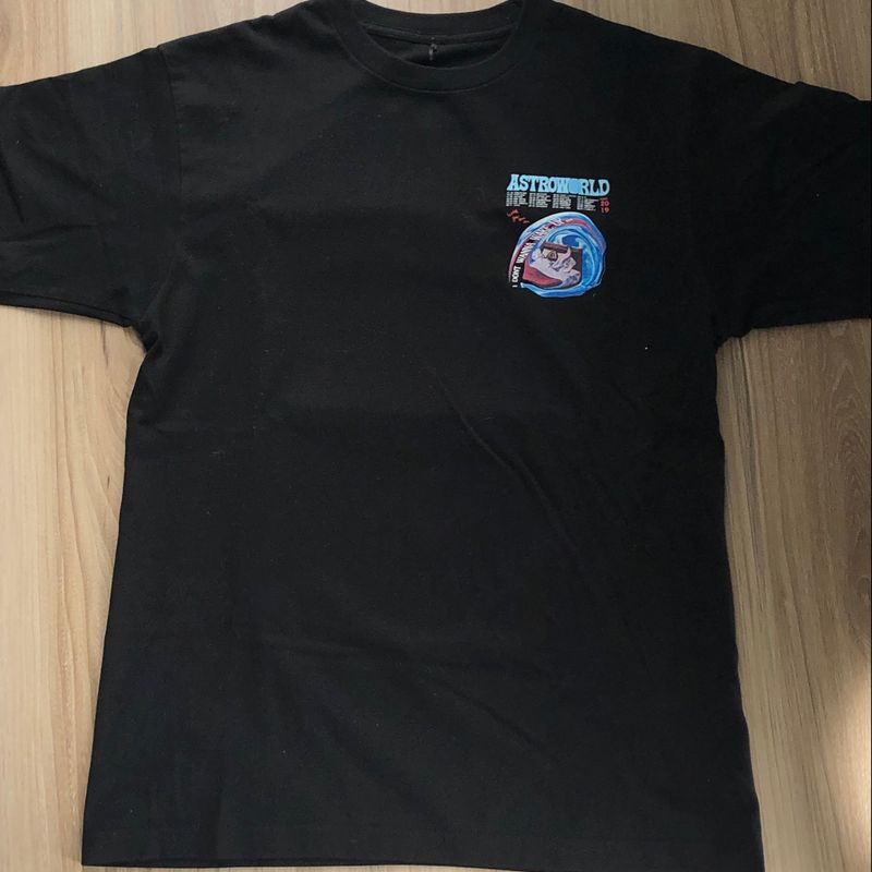 Camiseta Astroworld Usada, Camiseta Masculina Travis Scott Astroworld  Usado 95573761