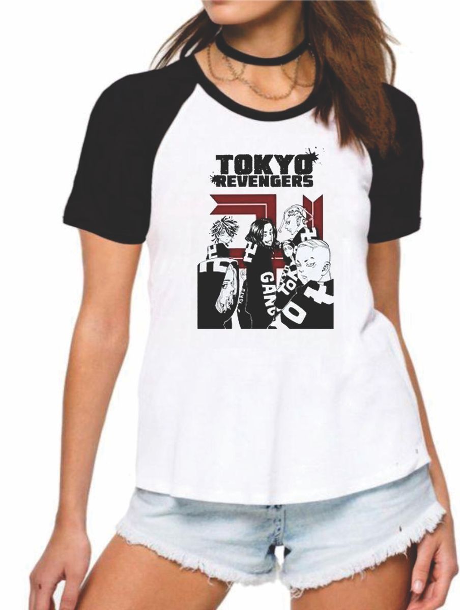 Camiseta 100% algodão com estampa de Mikey de Tokyo Revengers