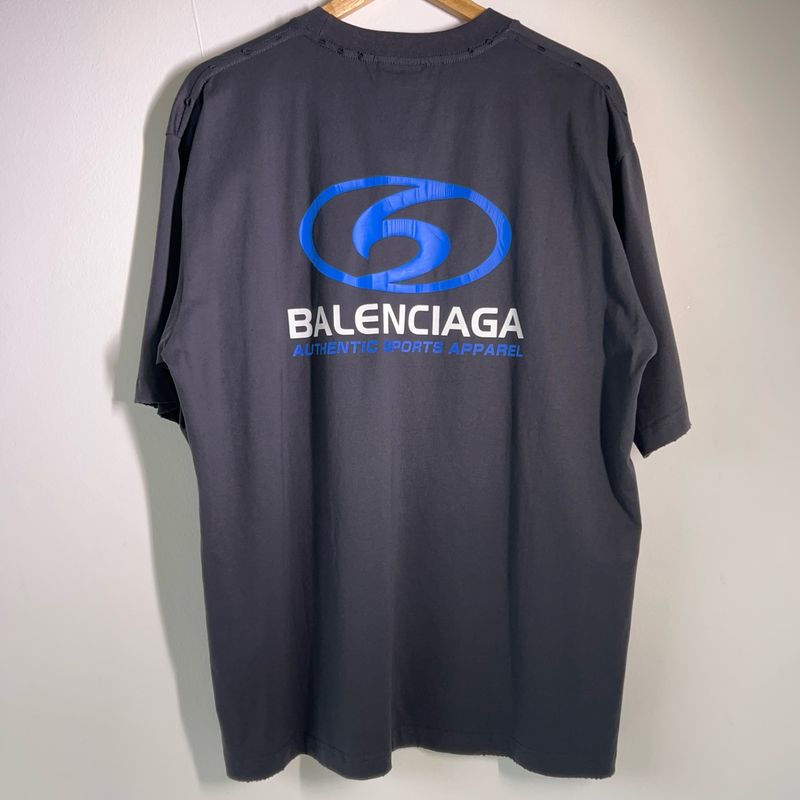 Camiseta Balenciaga Authentic Sports Oversized | Balenciaga Nunca