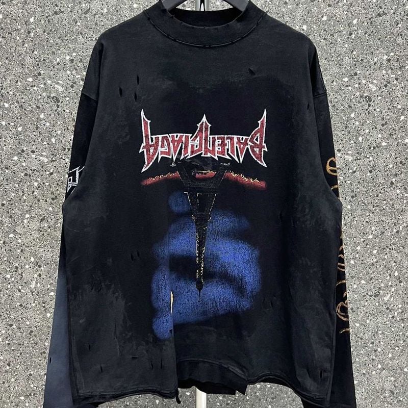 Camiseta Balenciaga Paris Moon Mangalonga | Balenciaga Nunca Usado