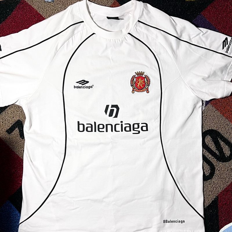 Camiseta Balenciaga Paris Soccer | Nunca Usado 121931161 | enjoei