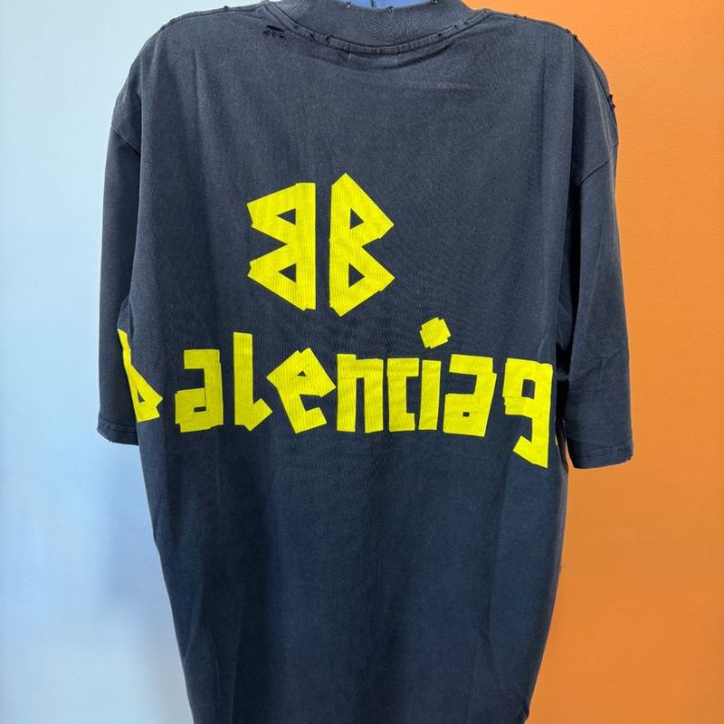Camiseta Balenciaga Tape Type | Balenciaga Nunca Usado