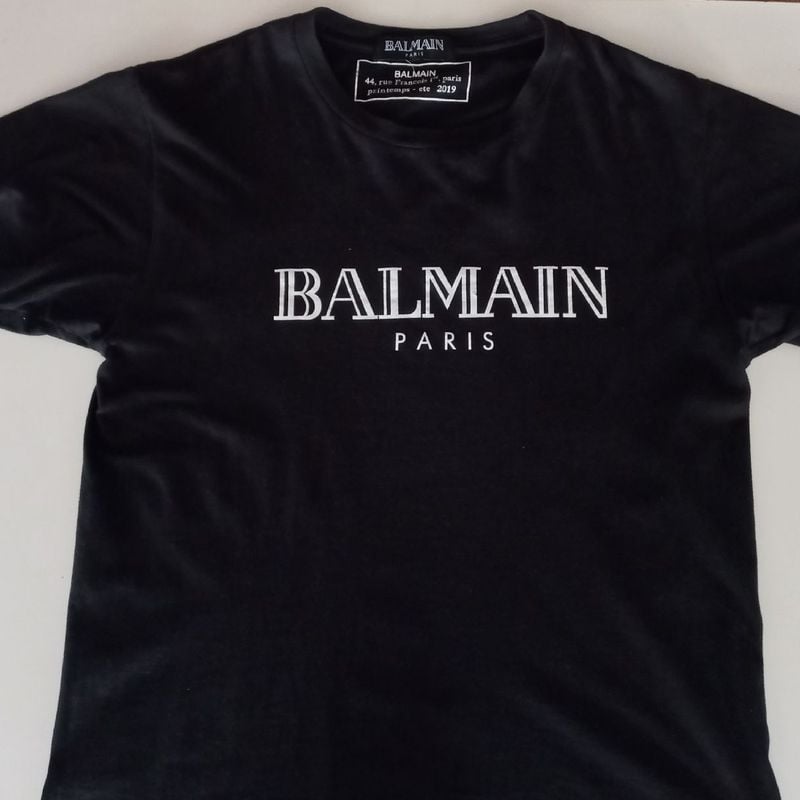 Camiseta Balmain Camiseta Feminina Balmain Usado 97191577 enjoei