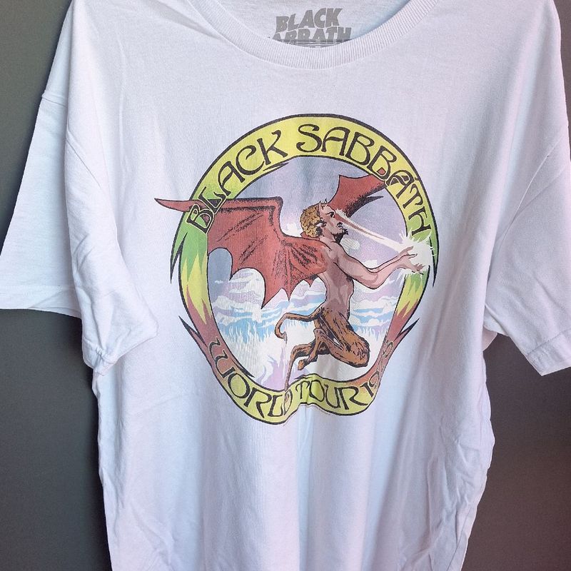 Camiseta Banda Black Sabbath Tour 78 | Universal Music Usado