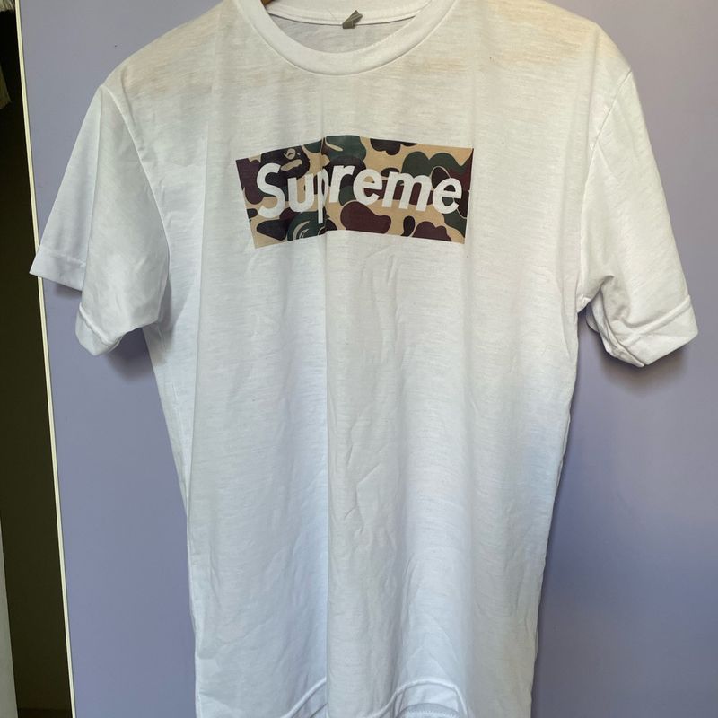 Camiseta supreme basica sale