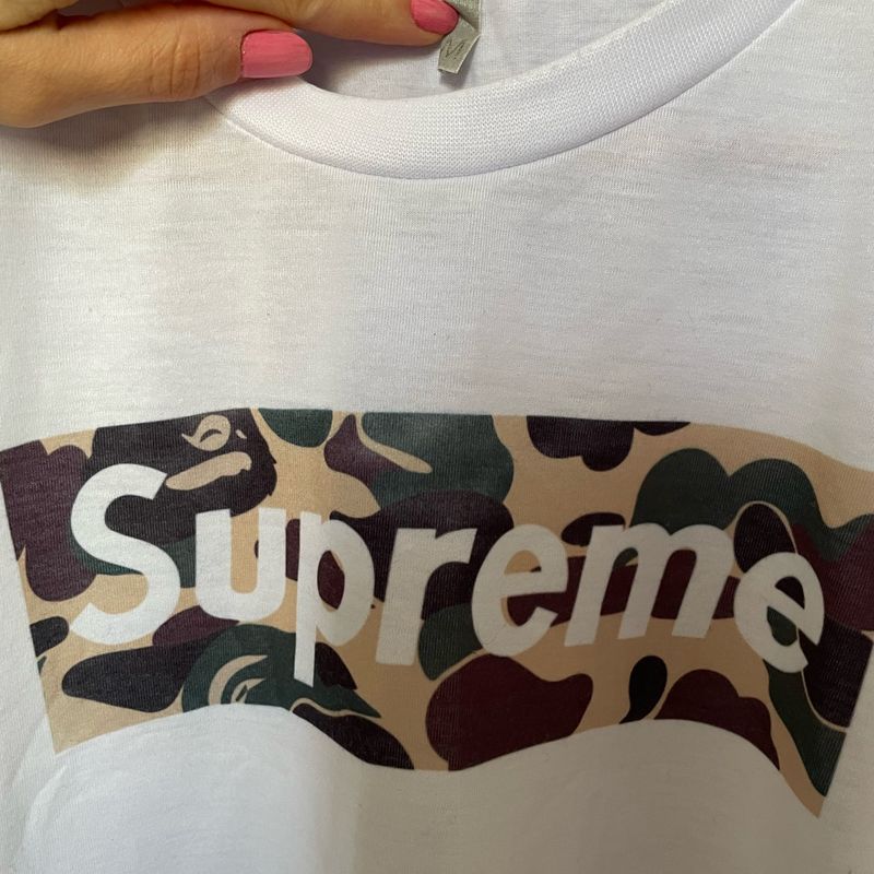 Camiseta Basica Supreme Blusa Feminina Supreme Nunca Usado 104271102 enjoei