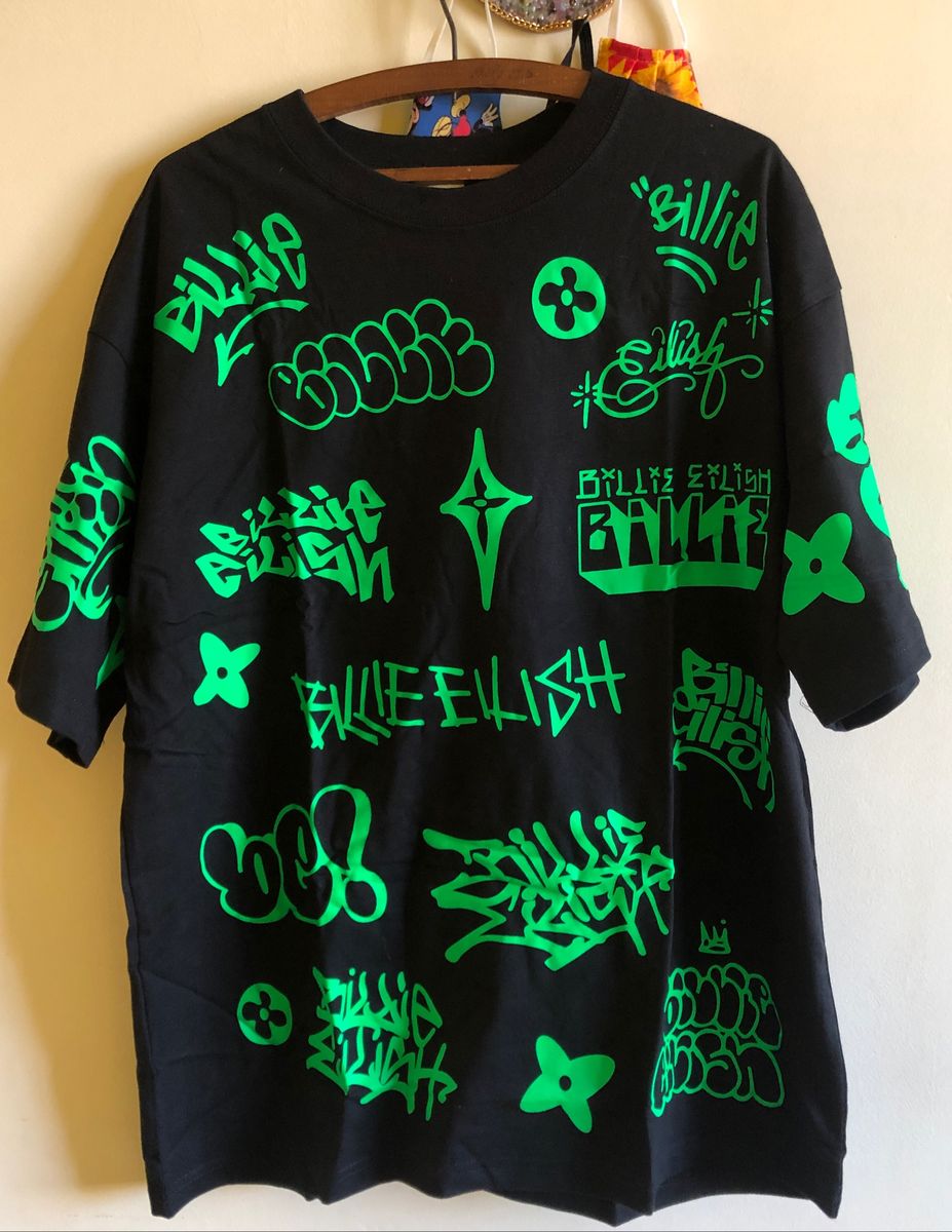 Camiseta billie eilish verde sale