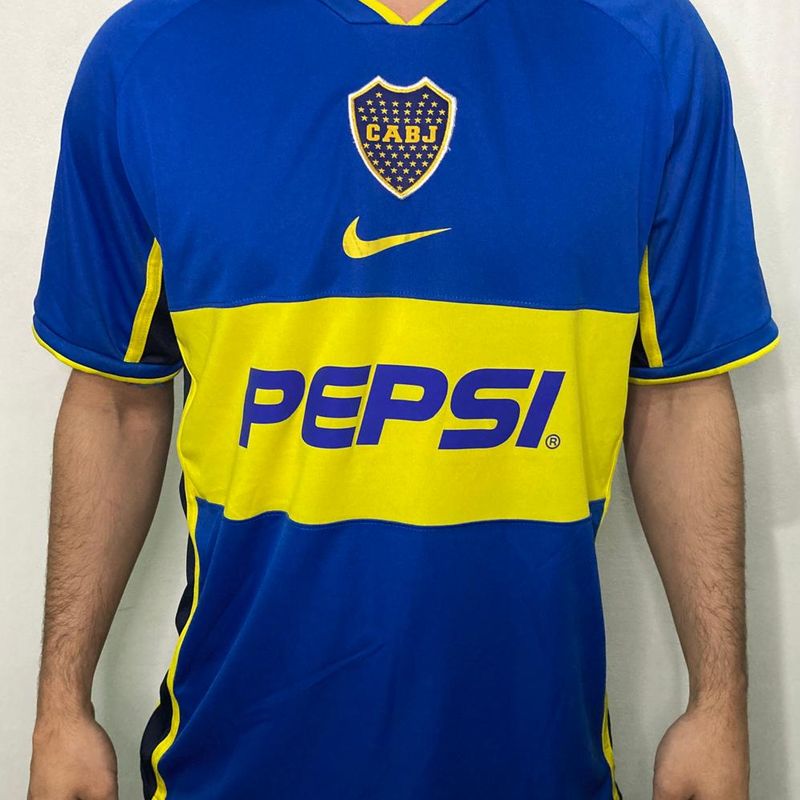 Camiseta Boca Juniors 2001 Edição Pepsi Roman Riquelme - Qualid