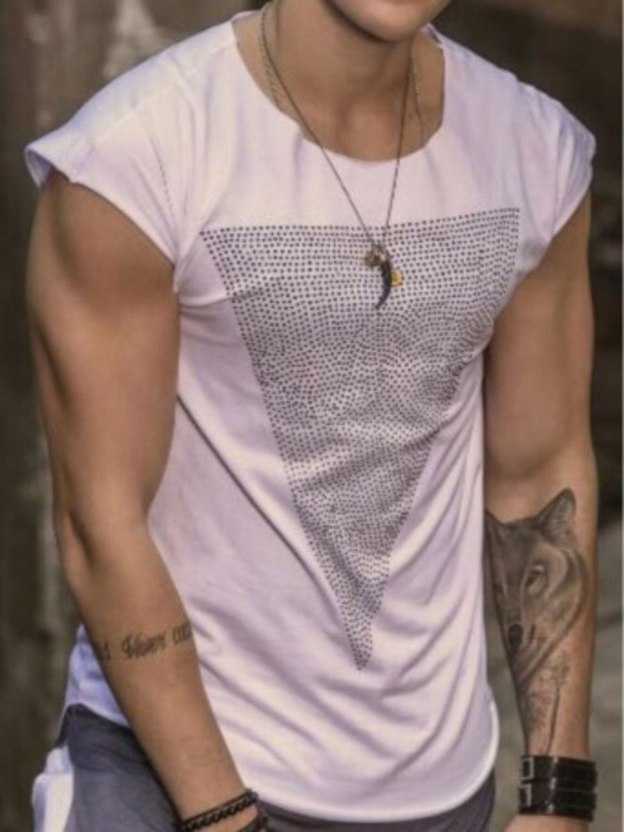 camisa com pedraria