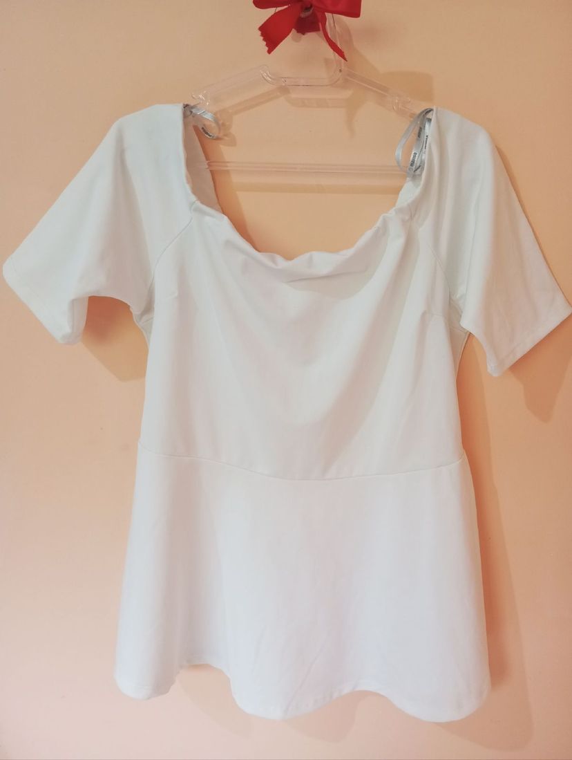 camiseta branca ombro marisa - camisetas marisa - city