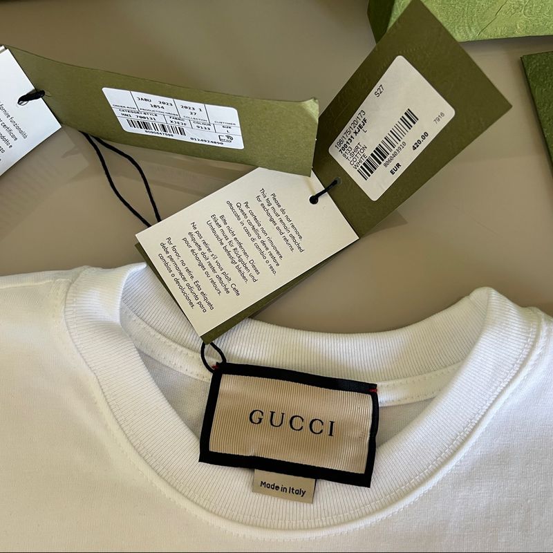 Camiseta Gucci Logo Original, Tam L (G Brasil), 100% Algodão, Pouco Uso,  Oversized, Camiseta Masculina Gucci Usado 93113533