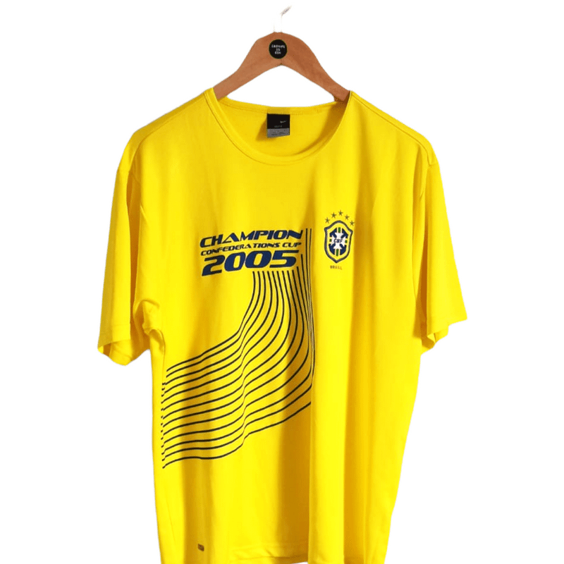 Camiseta Brasil 2002 Champion 2005