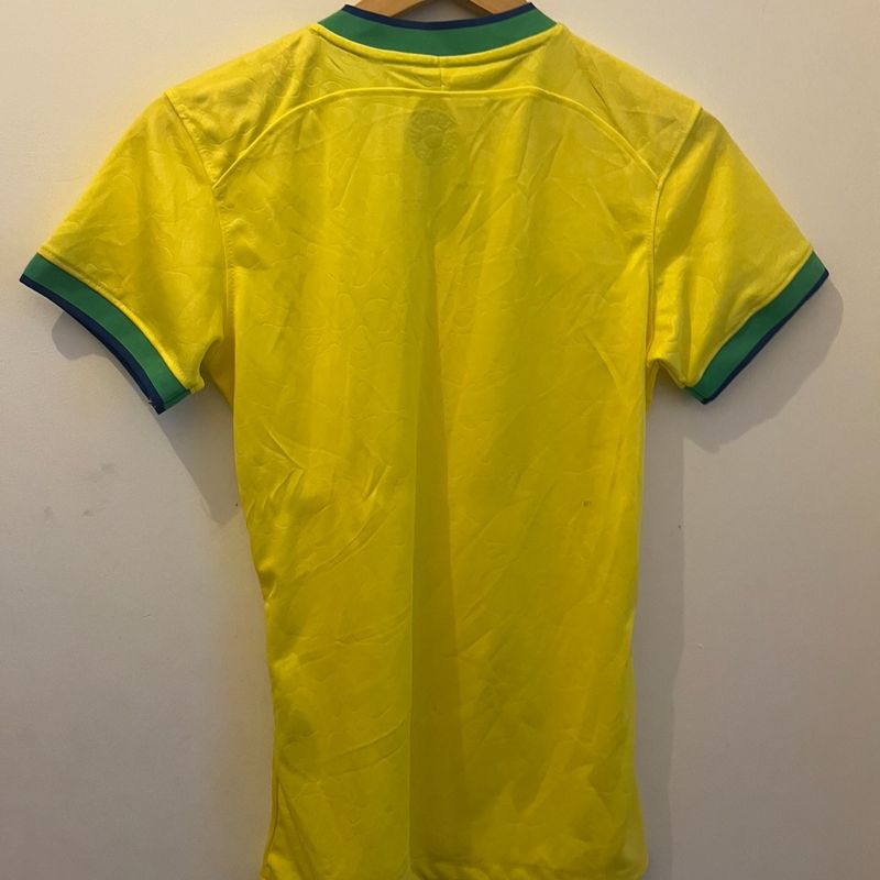 Camisa Brasil Preta Feminina, Camiseta Feminina Brasil Nunca Usado  44732064