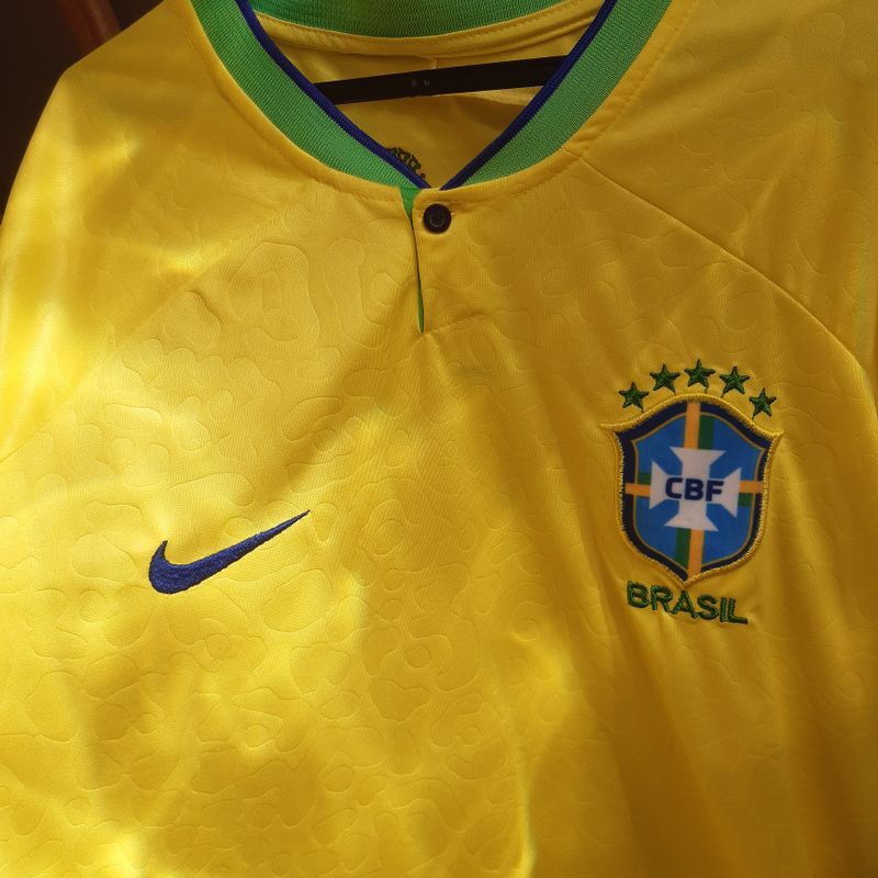 Camiseta Brasil Branca  Camiseta Masculina Nike Usado 95026932