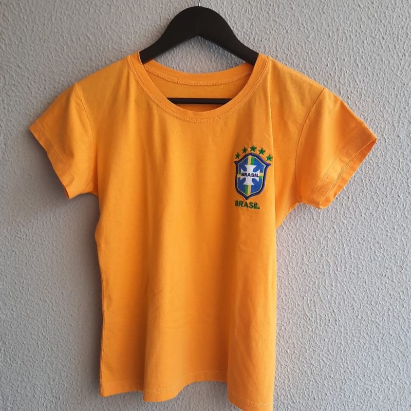 Camiseta Brasil Amarela