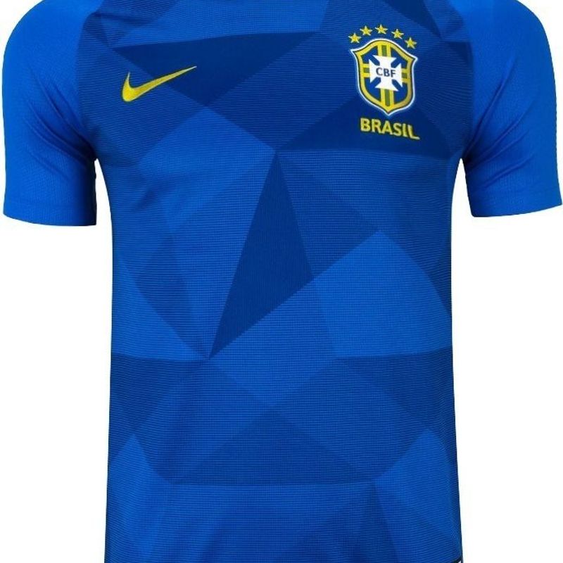 Camiseta Brasil Copa da Russia Camisa Azul Seleção Brasileira