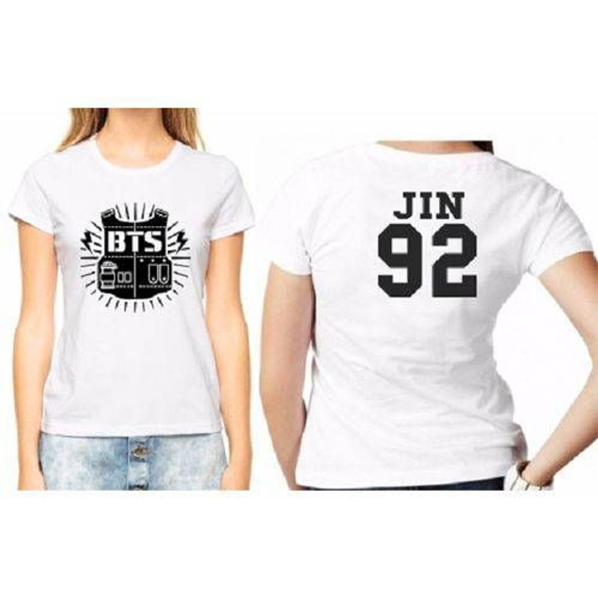 camiseta bts babylook bts banda coreana todos os tamanhos - camisetas bts