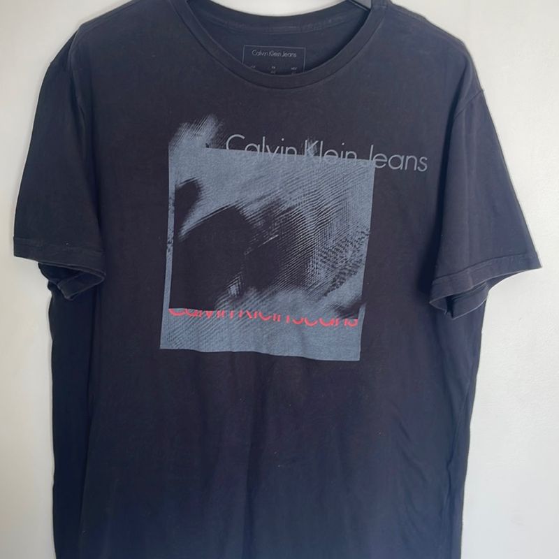Camiseta Calvin Klein, Camiseta Masculina Calvin Klein Usado 81648545