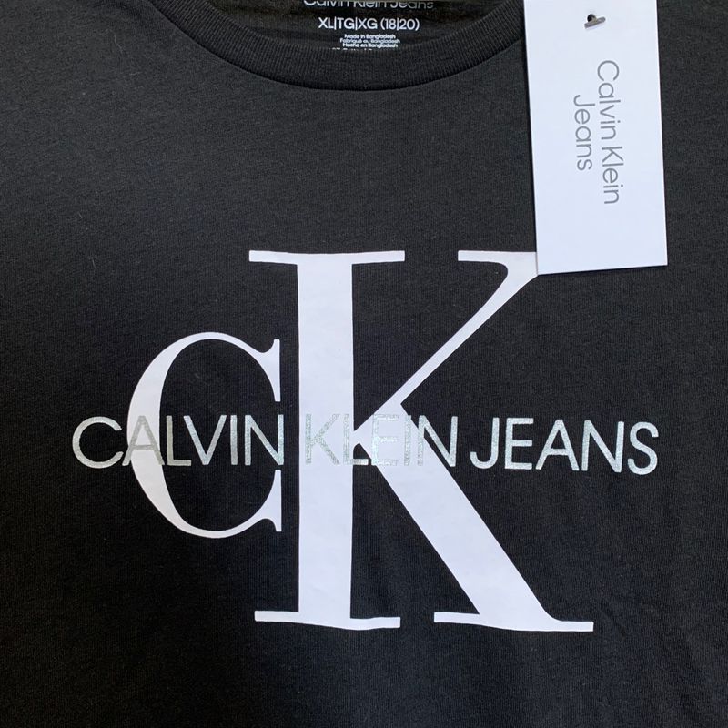 Camiseta Calvin Klein Jeans Industry Preta - Compre Agora