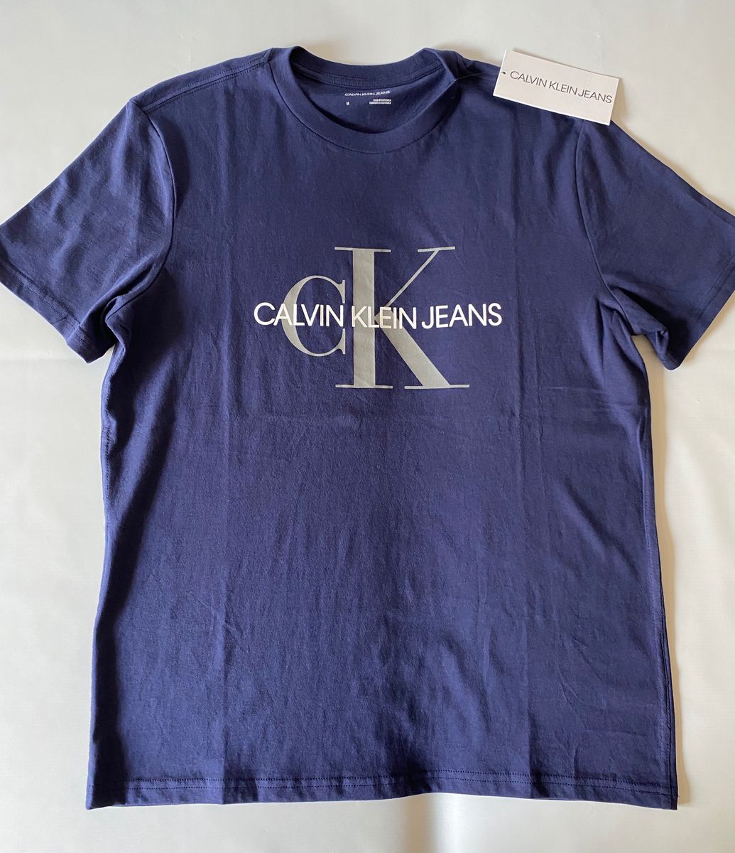 Camiseta Calvin Klein Original com Etiqueta Camiseta Masculina Calvin