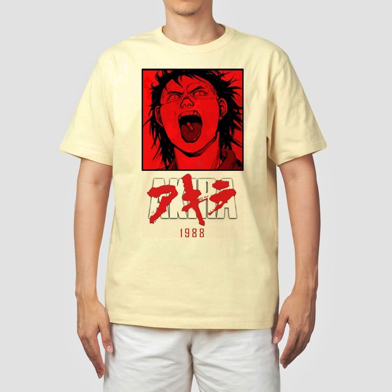 トップス AKIRA TETSUO SHIMA Camiseta Camisa Akira Tetsuo Shima Shotaro Anime Nerd | 42store
