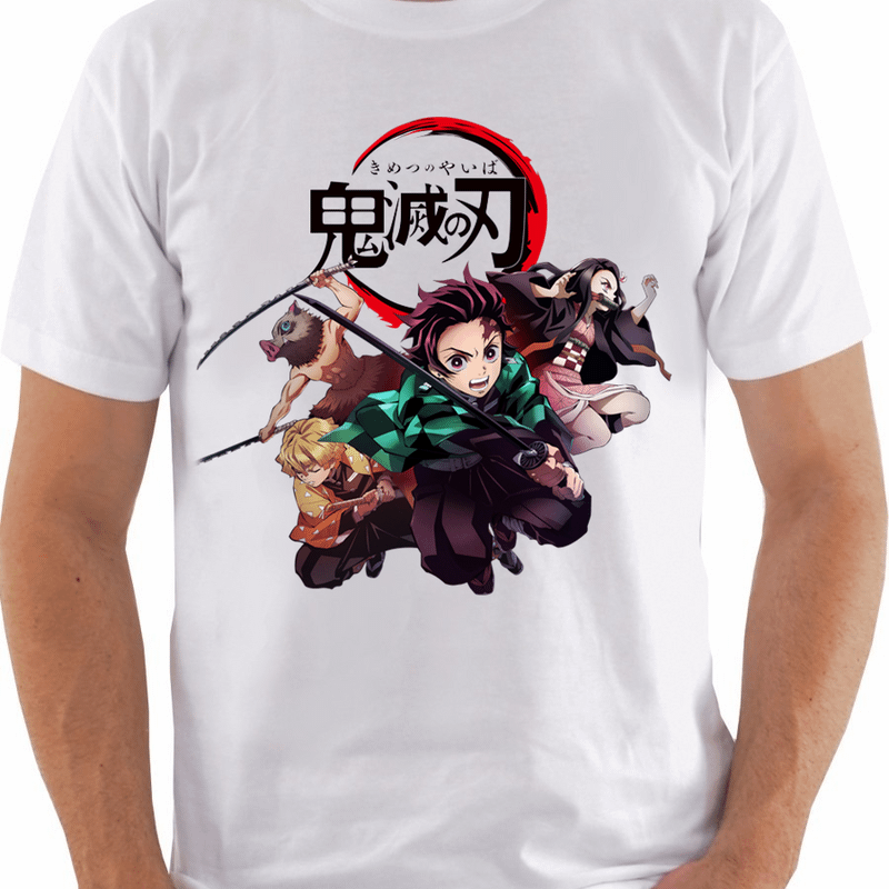 Camiseta Personagens Demon Slayer – NERD BEM TRAJADO