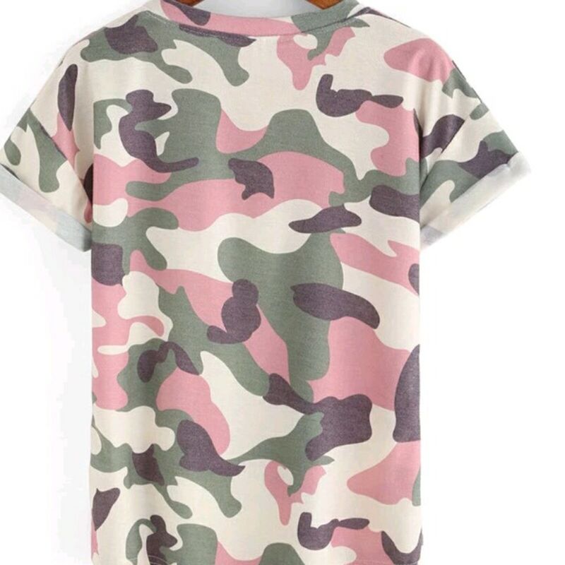 Camisa clearance camuflada rosa