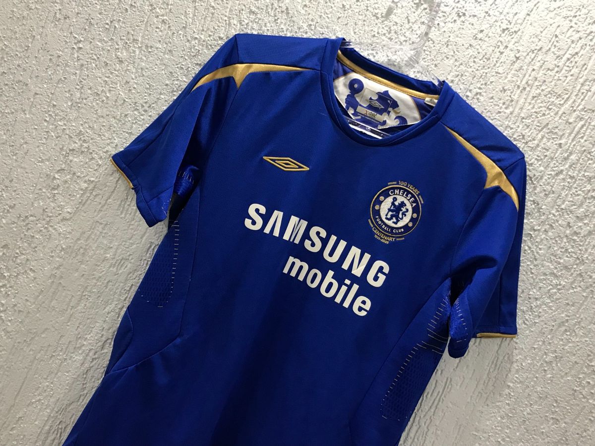 Maillot Chelsea Domicile 2005/2006 Umbro – Taille M – Édition Centenaire – Occasion