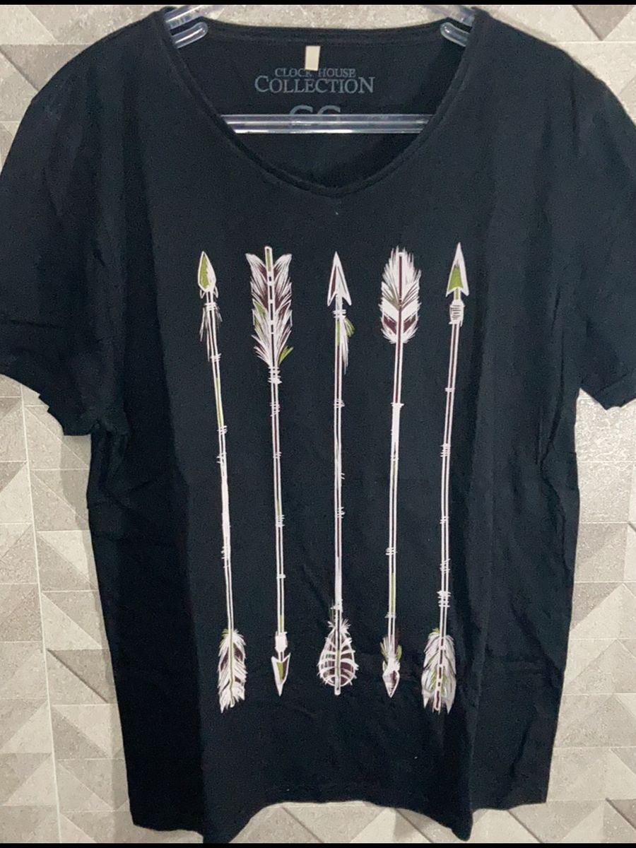 Camiseta Clock House Camiseta Masculina Clock House Usado 72040062